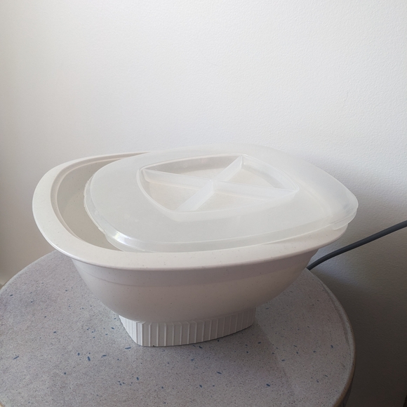 NordicWare White Popcorn Popper Bowl - Picture 1 of 4